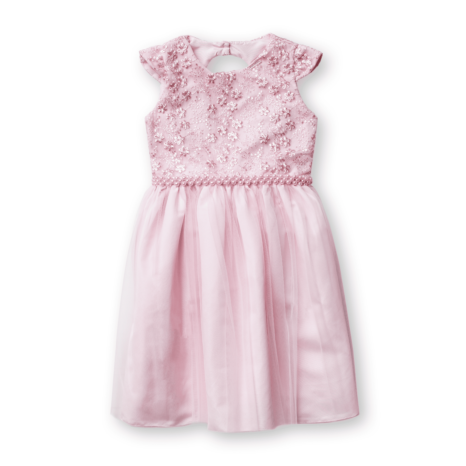 Vestido Fleur Douce Menina Festa Luxo Guipir Tule Pérolas