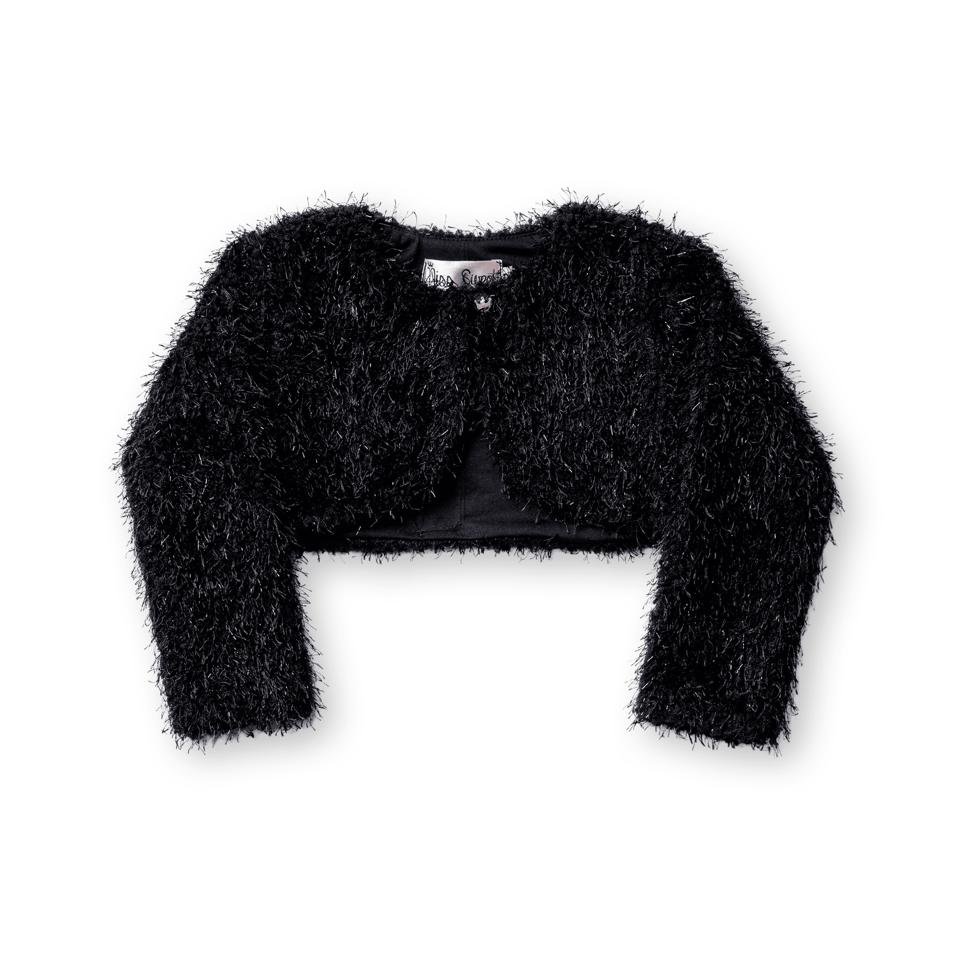 Bolero Infantil Menina Festa Pelo Brilho Luxo Forrado Inverno