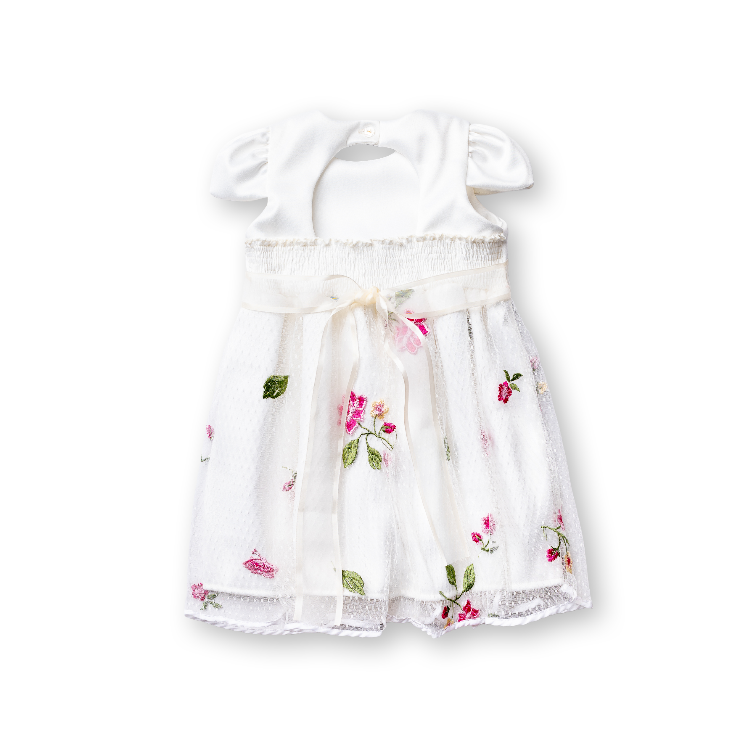 Vestido Jardim Bordado