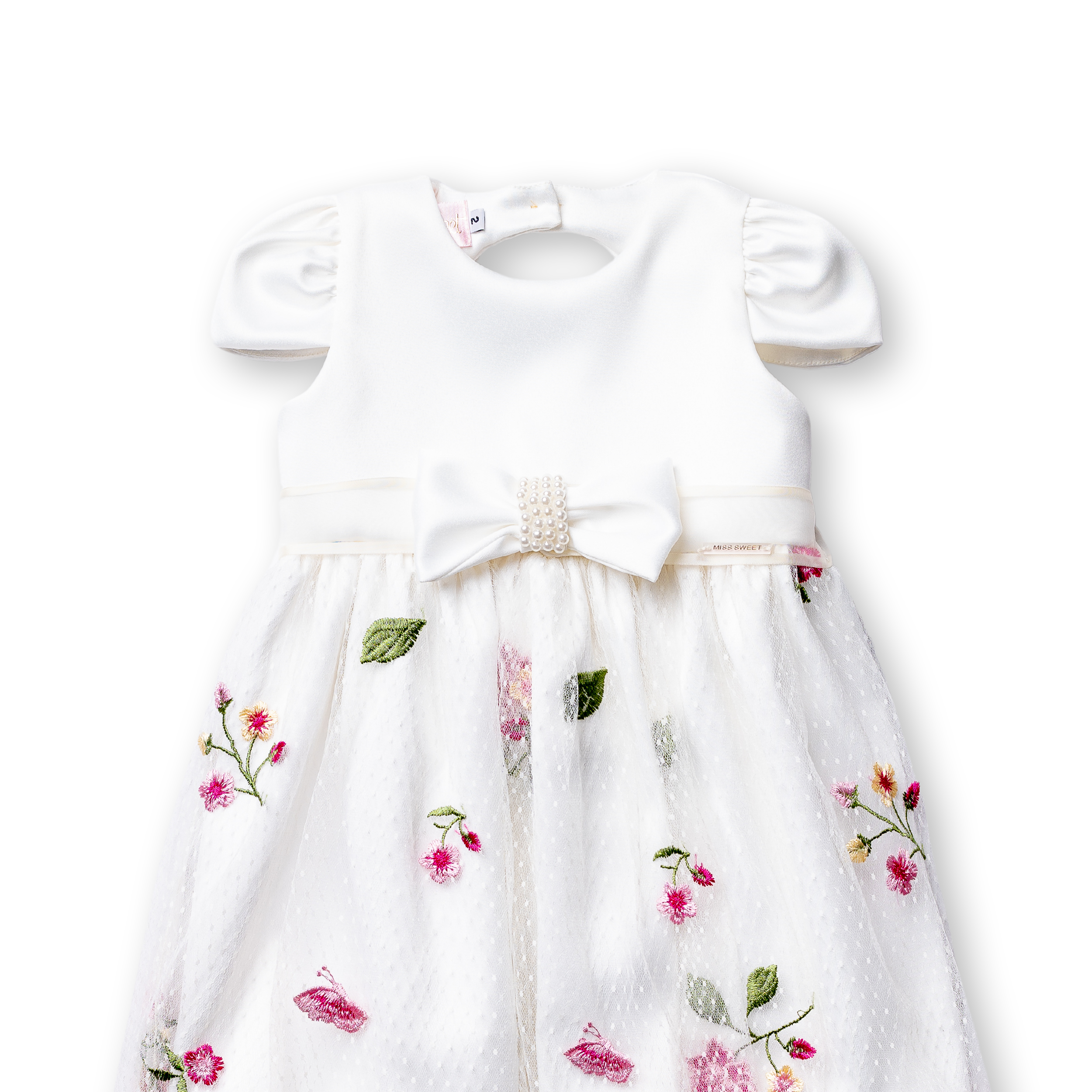 Vestido Jardim Bordado