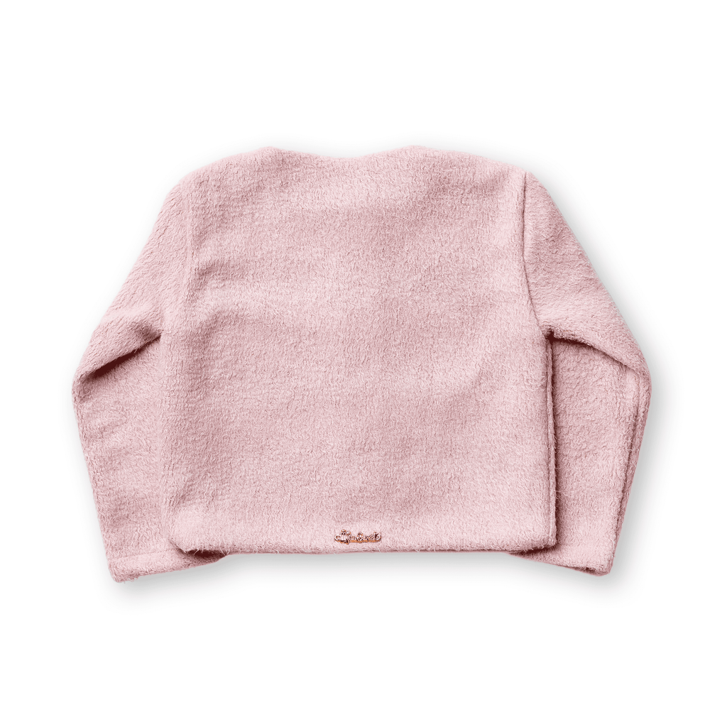 Casaco Infantil Menina Pelo Brilho Luxo Forrado Festa Inverno