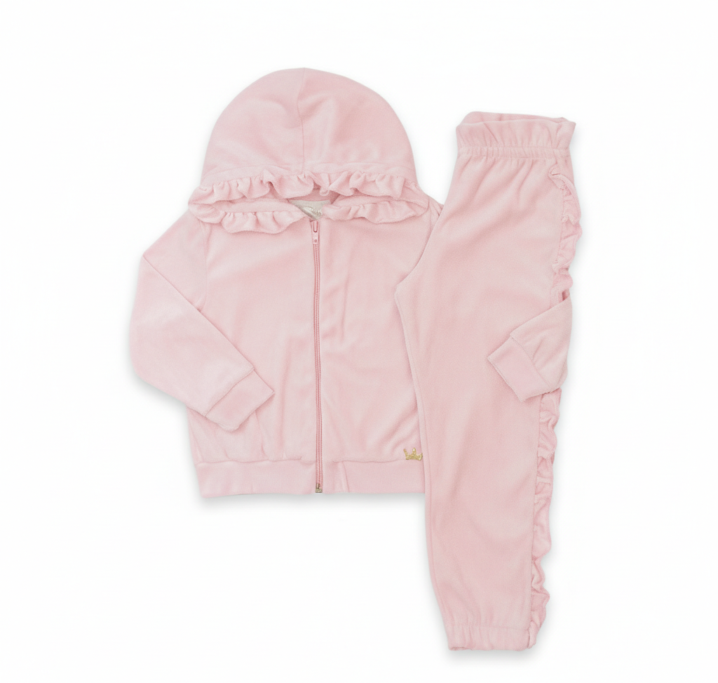Conjunto Infantil Bebê Inverno capuz