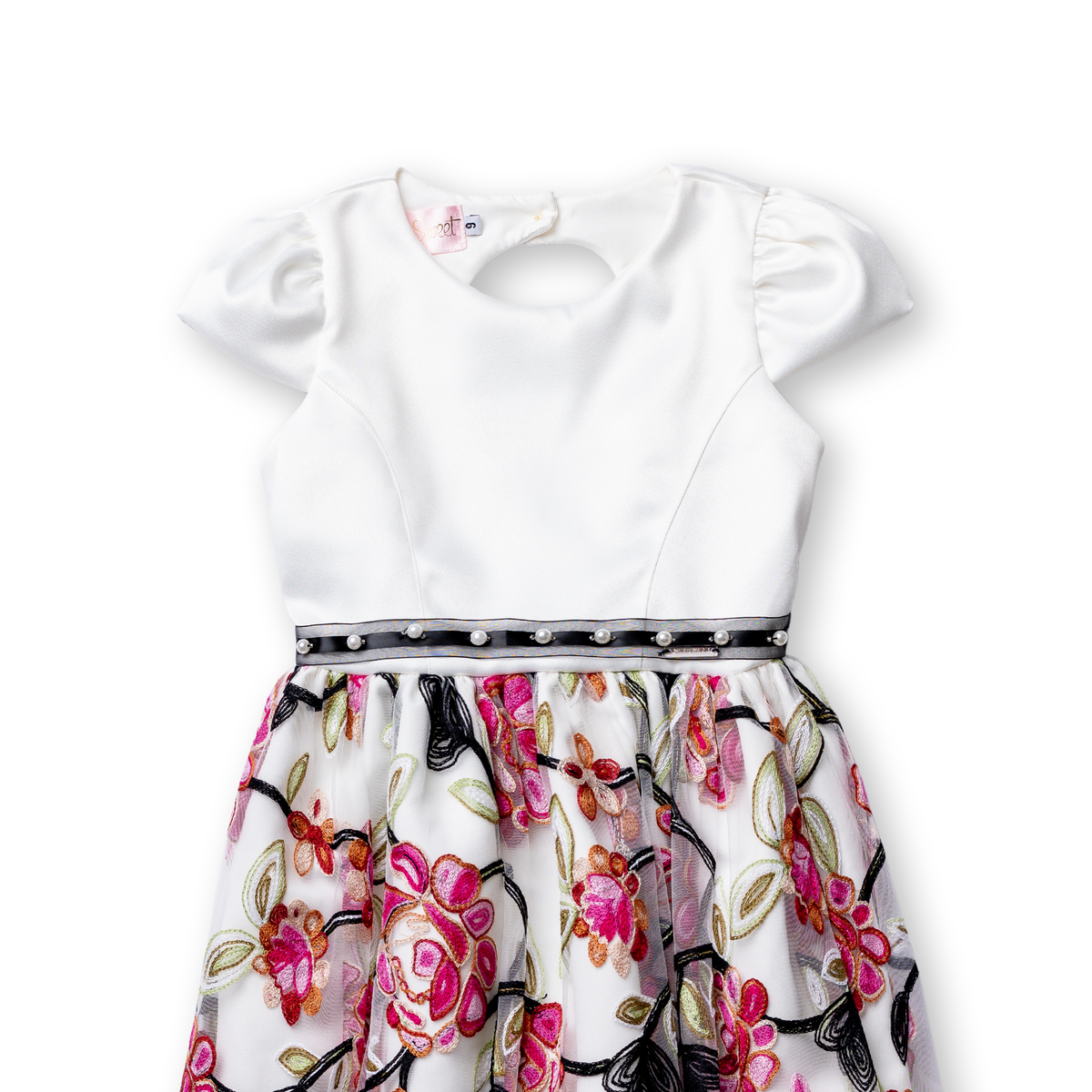 Vestido Jardim Bordado
