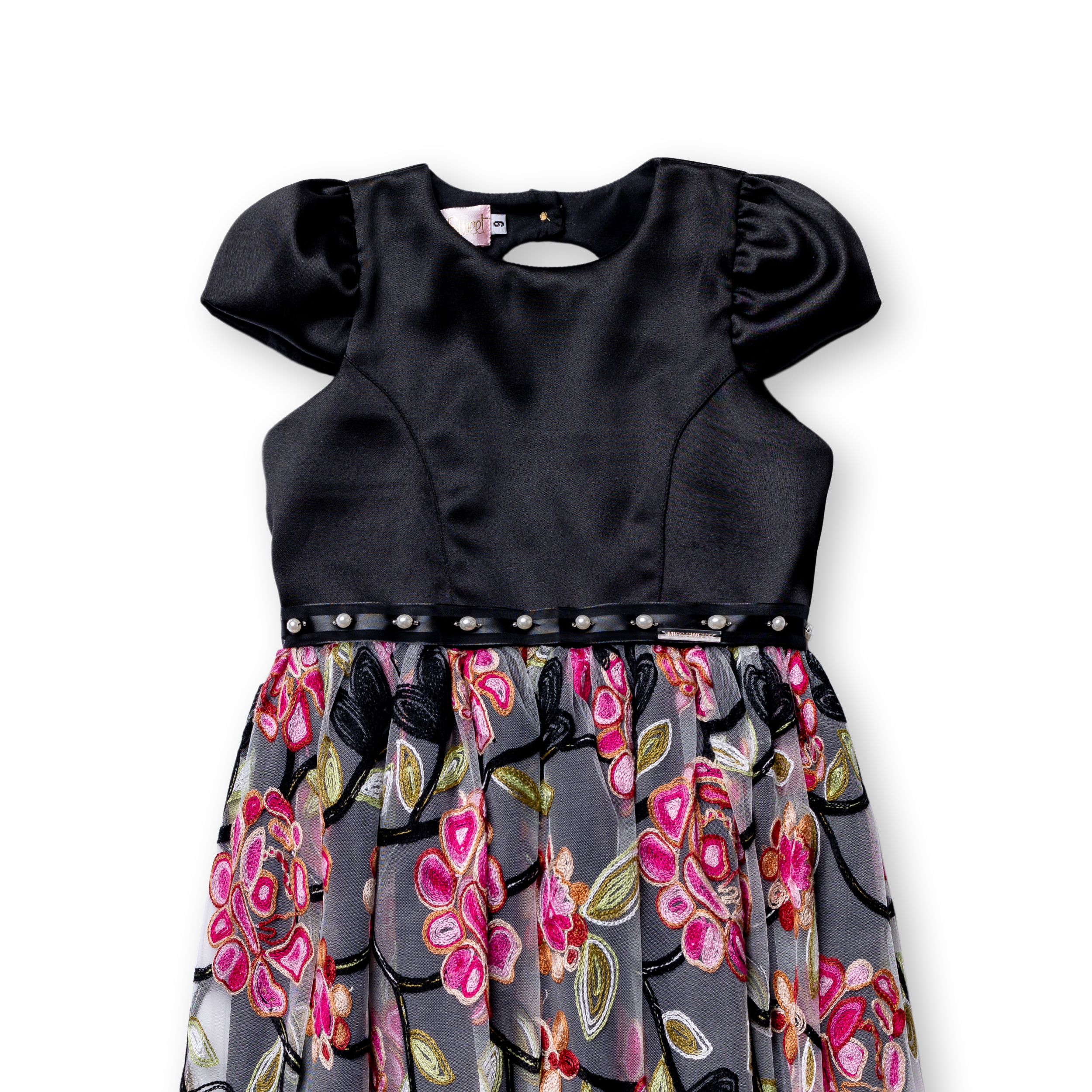 Vestido Jardim Bordado