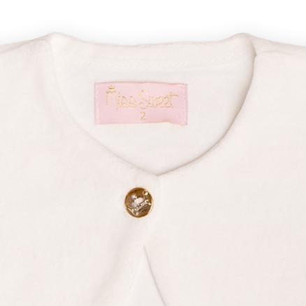 Casaco Curto Bolero Infantil Plush Baby Quentinho Luxo