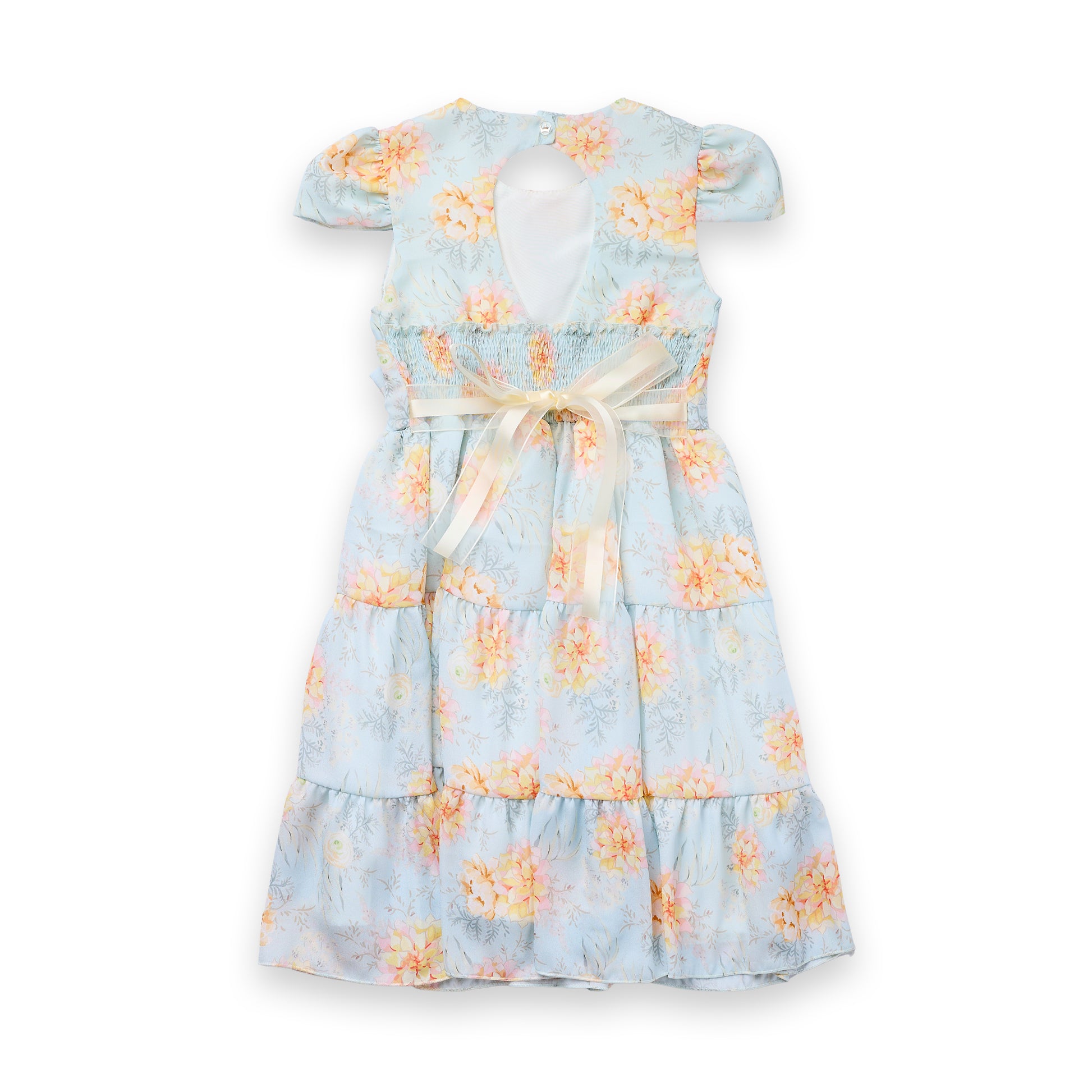 Vestido Festa Infantil Crepe Boho Chic Luxo Miss Sweet