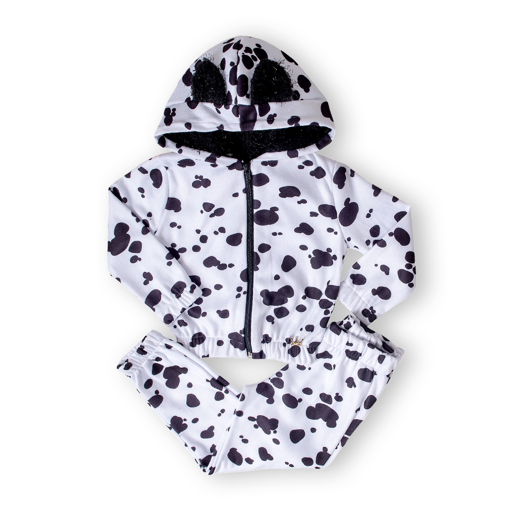 Conjunto Infantil Inverno Dalmata Capuz