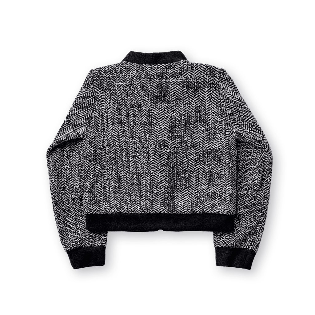 Casaco Infantil Menina Jacquard Com Pelo Forrado Inverno