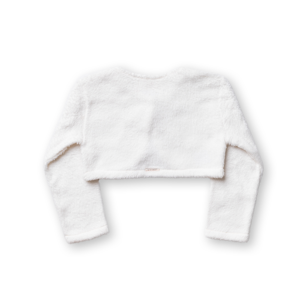 Bolero Infantil Menina Festa Pelo Fleece Inverno Quente