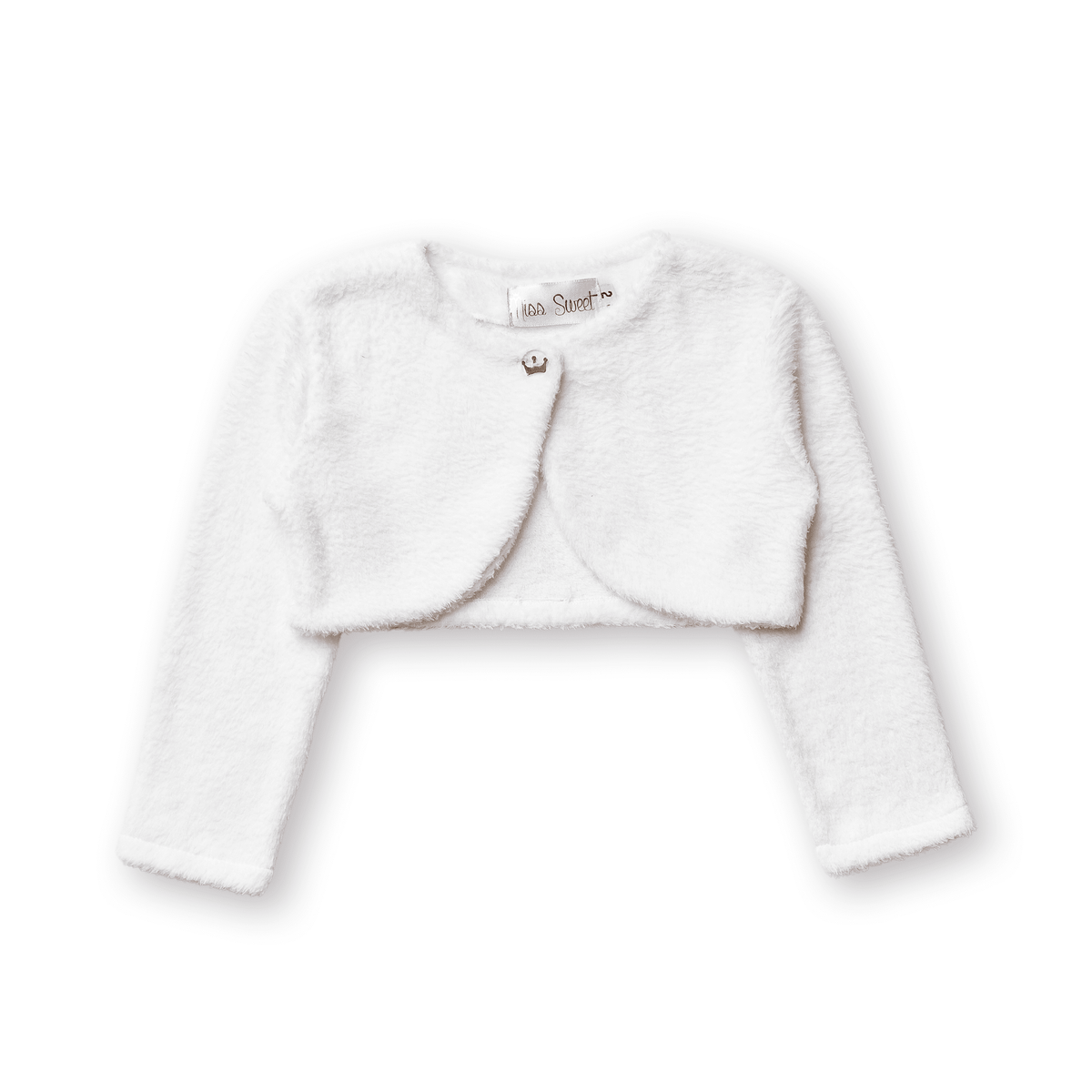 Bolero Infantil Menina Festa Pelo Fleece Inverno Quente