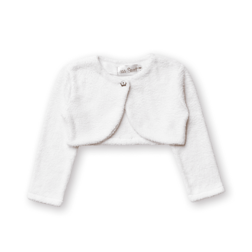 Bolero Infantil Menina Festa Pelo Fleece Inverno Quente