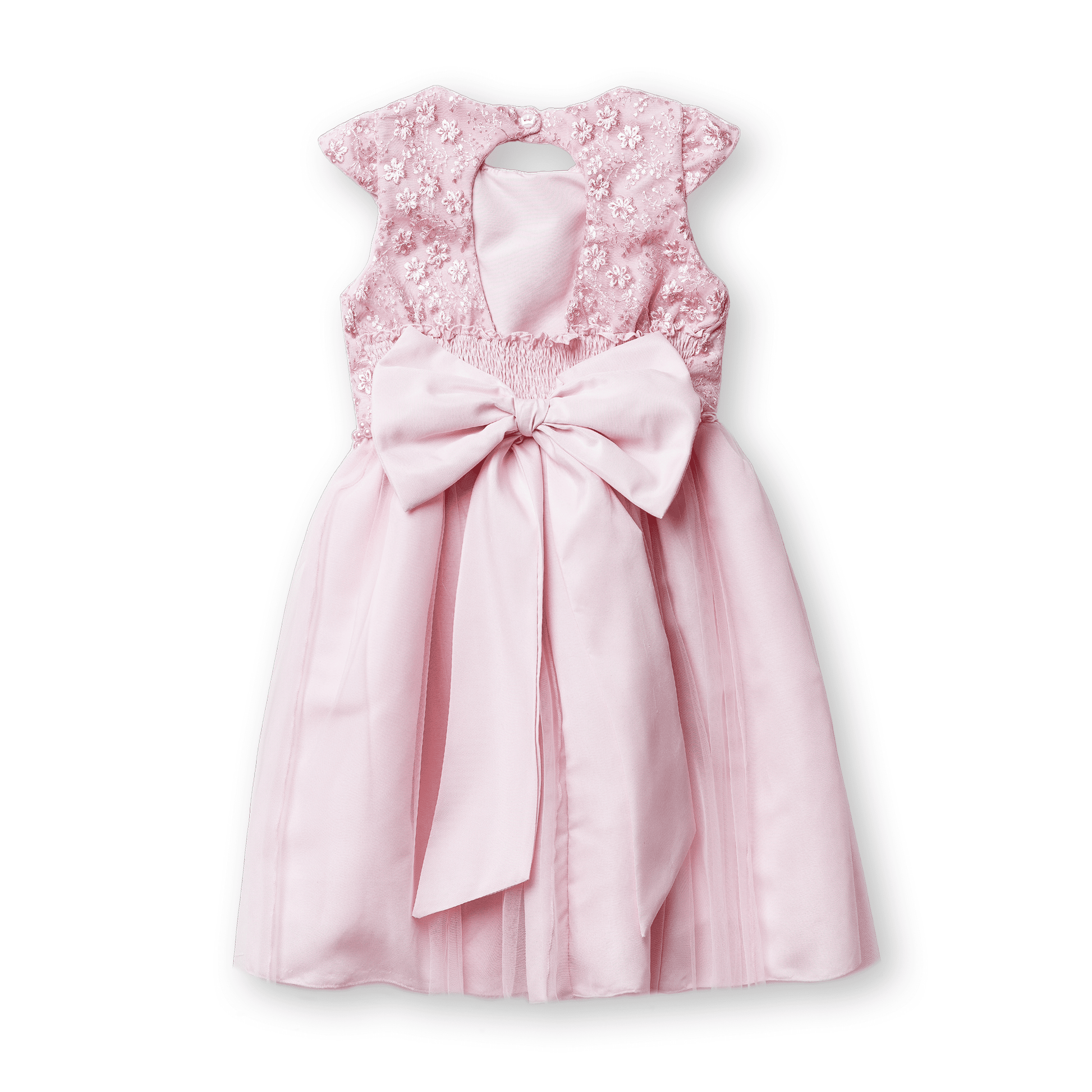 Vestido Fleur Douce Menina Festa Luxo Guipir Tule Pérolas