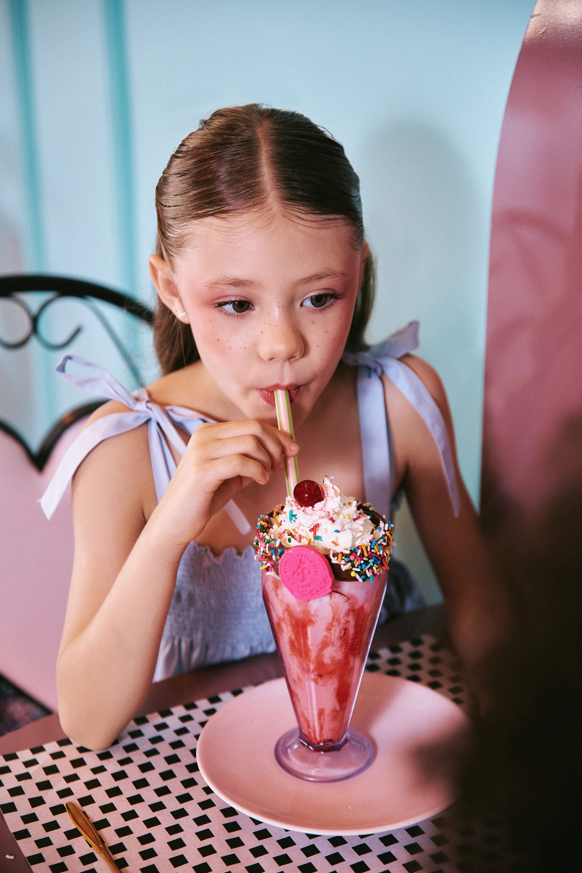 Vestido Infantil Lastex Sweet Tricoline Algodão Festa