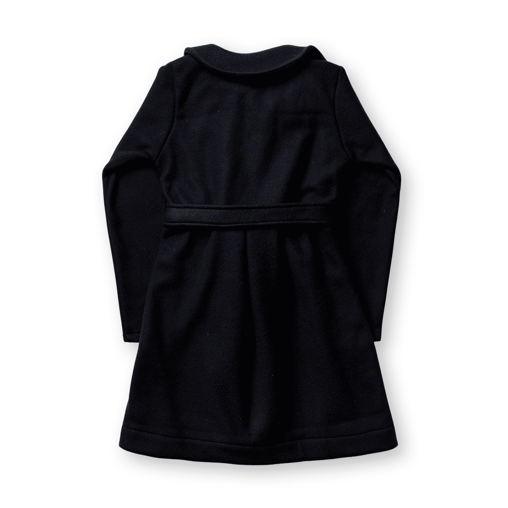 Casaco Infantil Menina Soft Sobretudo Laço Inverno Quente