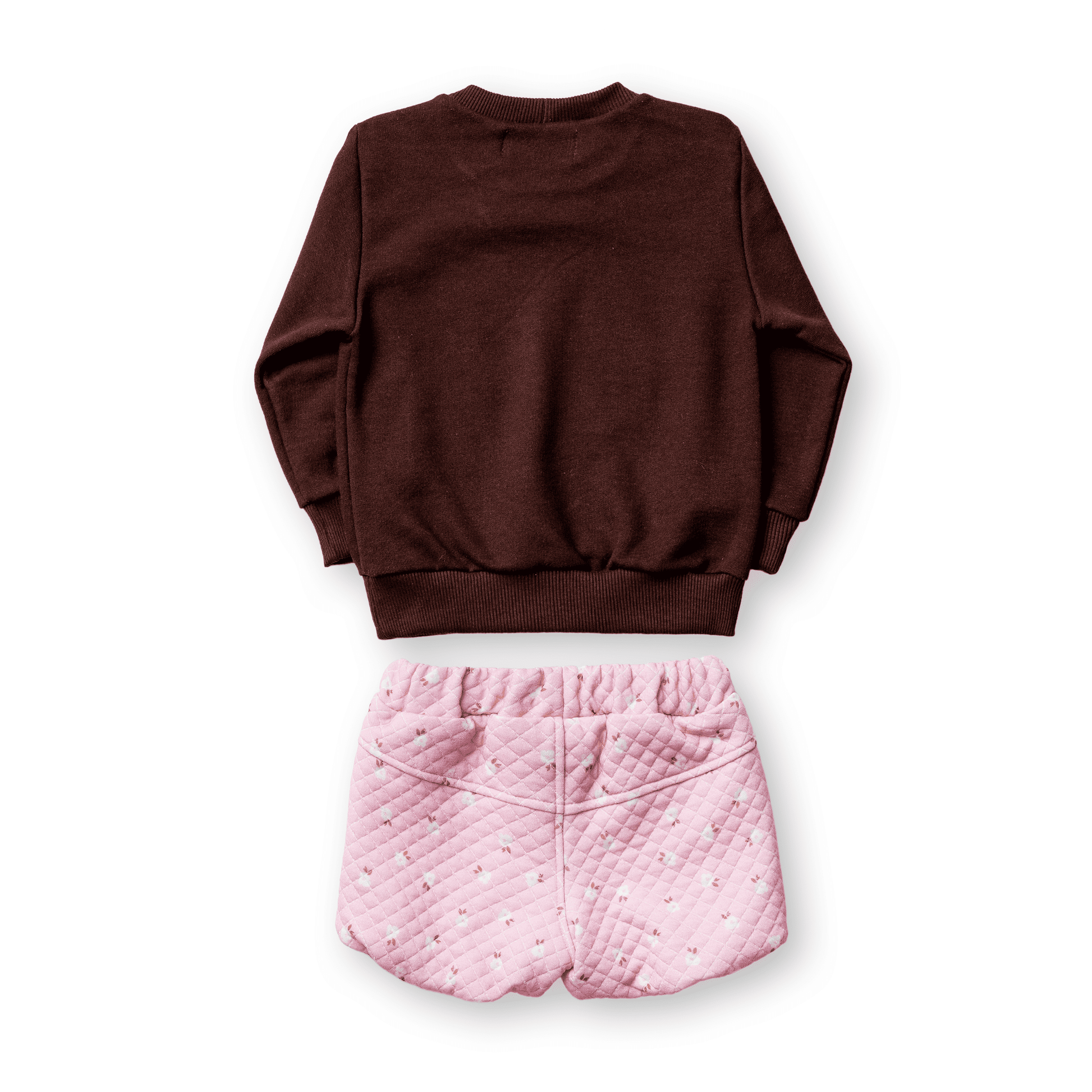 Conjunto Infantil Moletom Menina Short Balonê Inverno
