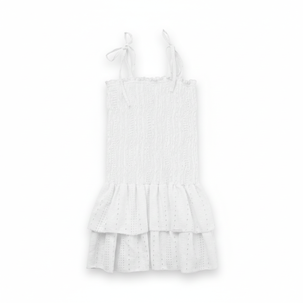 Vestido Menina Festa Laise 100% Algodão Lastex Forrado Luxo