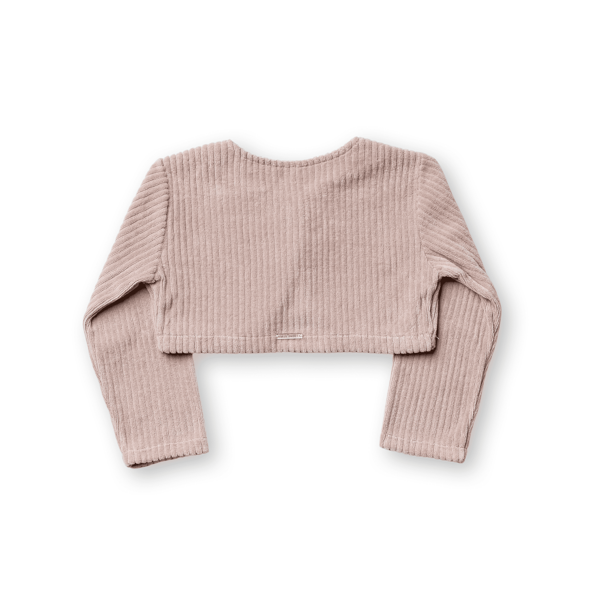 Bolero Infantil Menina Plush Canelado Macio Inverno Miss Sweet