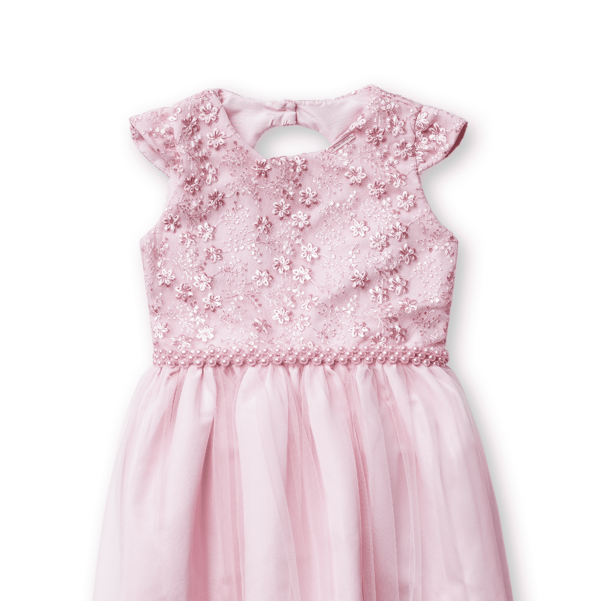 Vestido Fleur Douce Menina Festa Luxo Guipir Tule Pérolas